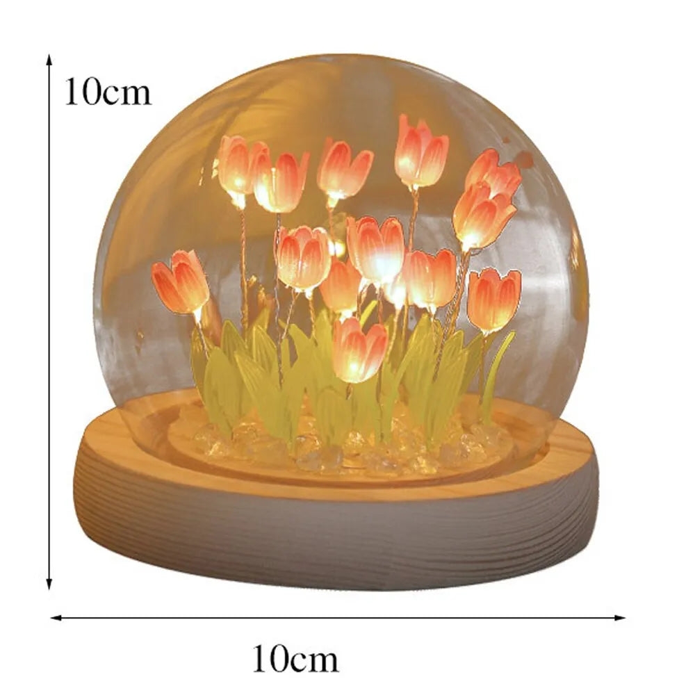 Artificial Tulip Flower Night Light